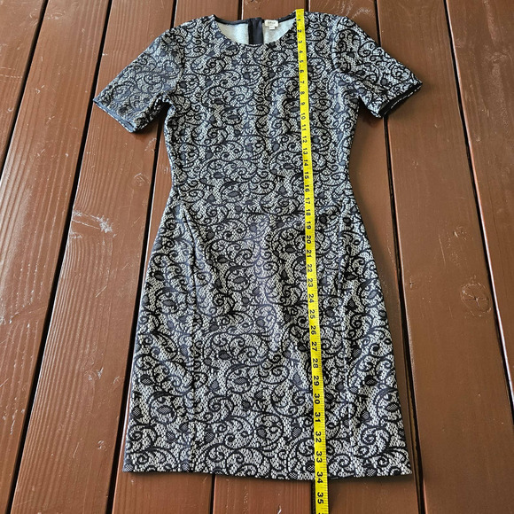 Aritzia Wilfred Women's Mignonne Floral Black & Gray Sheath Dress. Size S - Picture 9 of 9